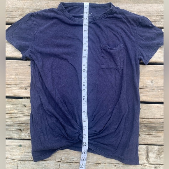๐ Universal Thread Navy Knot-Front T-Shirt XS - Picture 6 of 7
